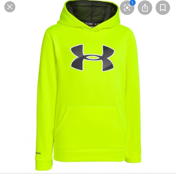 under armour neon hoodie